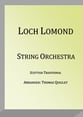 Loch Lomond Orchestra sheet music cover